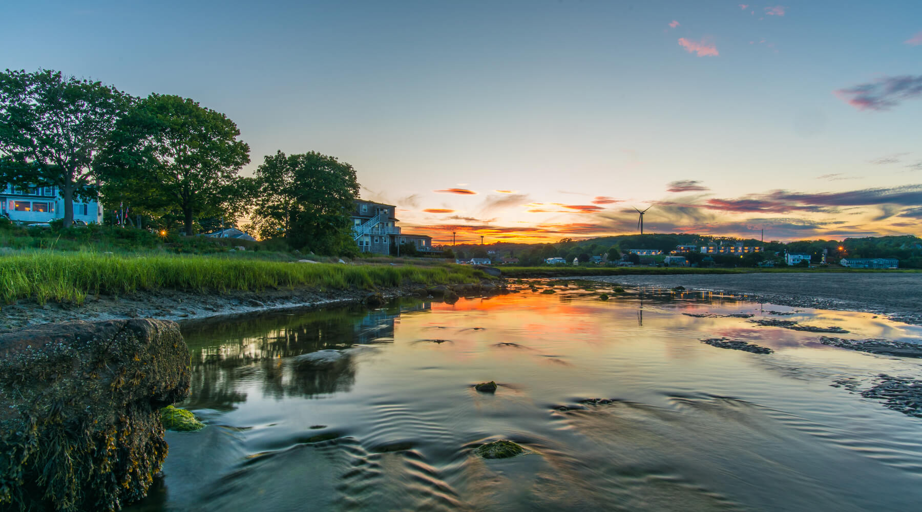 Low Tide Sunset - Cape Ann MA